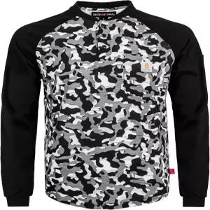 보코말 FR 셔츠 6온스 경량 난연 긴팔 헨리 작업복 NFPA2112 CAT2