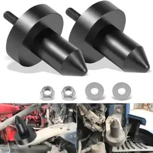 켄워스 T660 T600 T800 W900 T2000 T400 T440 T450 T470 T600A용 2팩 924-5410 후드 핀 폴리 2003-2010