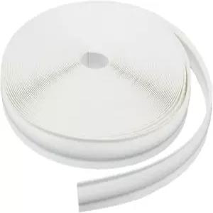 1인치 RV 비닐 트림 몰딩 삽입물 흰색 캠핑카 여행 트레일러 나사 커버 홈 모서리 채널 외부 솔기 루프