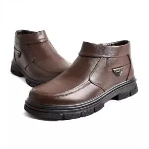 겨울 남성 로퍼 털신 방한화 아빠 컴포트화