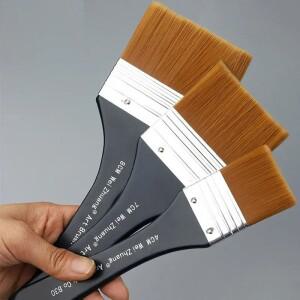 6스타일 수채화 오일 아트 페인트 브러시 나일론 헤어 페인팅 청소 나무 청소