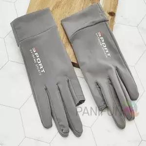( )회색쿨장갑 투 핑거 바이크장갑 캠핑장갑 낚시장갑 자전거반장갑 레저장갑