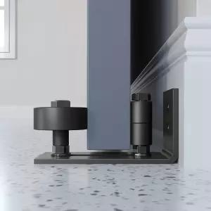 이지라이프 슬라이딩 헛간 도어 바닥 가이드 조절 가능한 롤러 벽걸이 시스템 플러시 플랫 디자인 8가지