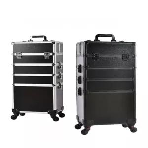 전문가용 메이크업박스 4단 네일박스 럭셔리 중대형 보관함 이동형