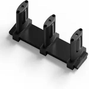 BINOTE 슬라이딩 옷장 도어 바닥 가이드 이중 바이패스 도어용 마운트 조절 가능한 3롤러 디자인 업데이트