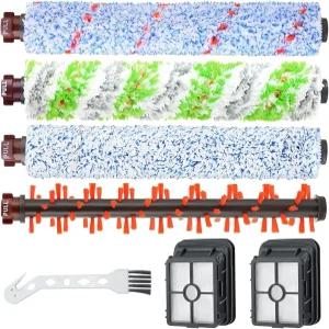 비셀 크로스웨이브용 핀비 크로스웨이브 브러시 교체 부품 및 필터 2328 1785 2306 1866 진공 롤 4개와 2개