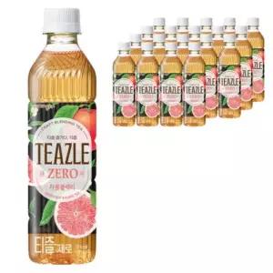 웅진 티즐 제로 자몽 블랙티 500mlx24개