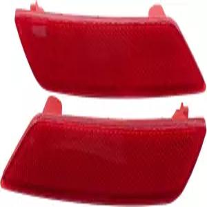 2013년 시빅 2014 2015용 ApplianPar 2Pcs 리어 좌우 범퍼 리플렉터