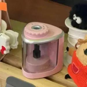 [문구] 수동 자동 연필깎이 핑크 귀여운연필깎이 연필깍이 미술연필깎이 연필깍기 핸들연필깎이