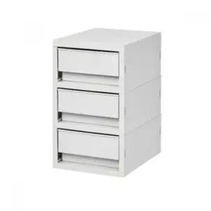 [문구] 데스크 오거나이저 사무용 정리함 미니 3단