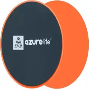 AZURELIFE 운동 코어 슬라이더 카펫이나 원목 바닥에서 사용하는 양면 활공 디스크 가볍고 휴대하기 쉬우며