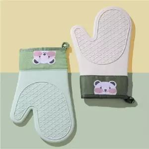 [이거찜] 실리콘 곰돌이 주방 장갑 귀여운 오븐 베이킹 필수템 냄비