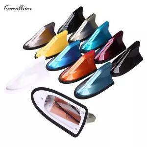 호환  자동차 상어 핀 안테나 지붕 FM 라디오 신호 안테나 이비자 쿠퍼 스즈키 스위프트 기아용 방수 안테