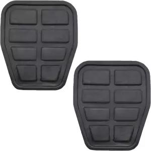 파파케슈 2Pcs 3221721173 고무 브레이크 클러치 페달 패드 커버 커버는 폭스바겐 제타 골프 Mk2 Mk3