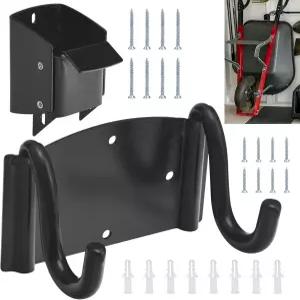 휠바로우 스토리지 브래킷 - 90파운드 용량 대부분의 디자인을 위한 헤비 듀티 후크 스프링 로딩 트 래치