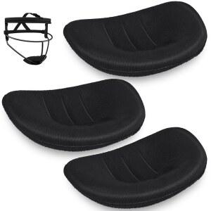 옥틴프리스 3X 소프트볼 필더의 페이스 마스크 턱컵 디펜스 보호 포수 교체 턱 패드, 야구 투수 헬멧 패딩 남성 10대