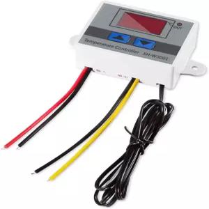 디지털 LED 온도 컨트롤러 모듈 방수 프로브가 있는 XH-W3001 조절기 스위치 프로그래머블 난방 냉각