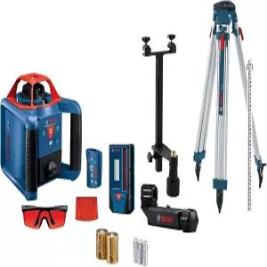 BOSCH GRL900-20HVK 리볼브 수평/수직 로터리 키트 삼각대 등급 막대 리시버 2D 배터리 휴대용 케이스 및