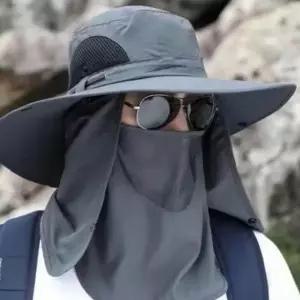 여름 자외선 햇빛 차단 모자 등산 낚시 캠핑모자 탈부