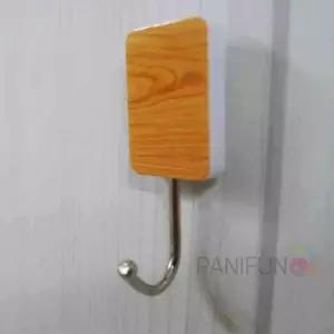 우드랑 미니 사각 행거 우드 마스크 차키 고리 6개