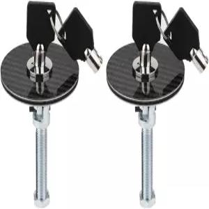 후드 핀 키트용 자동차 범용 탄소 섬유 스타일 엔진 커버 잠금 키 키트 퀵 래치 릴리스