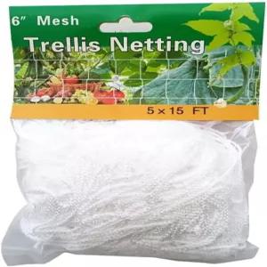 트렐리스 네팅 5 x 15피트 30피트 폴리에스터 식물 등반 과일 채소 덩굴 심는 보조 망 (5 * 15피트)