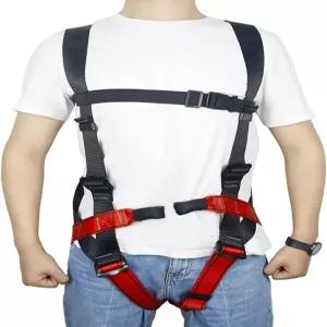 뉴도어 클라이밍 하네스 CE 인증 암벽 등반 레펠링 장비 바디 가드 구조 보호