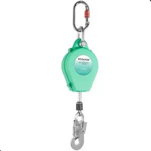 11피트 셀프 리트랙팅 라이프라인 RTOVZON 가을 체포 보호 강철 와이어 로프 헤비 듀티 리트랙터블 랜야드