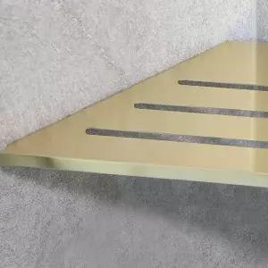 골드선반 스텐레스 무광 골드 코너선반 삼각