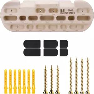 투 스톤 클라이밍 행보드 암벽 등반 훈련은 저그 경사면 및 가장자리가 있는 핑거보드 클라이밍으로 포켓은