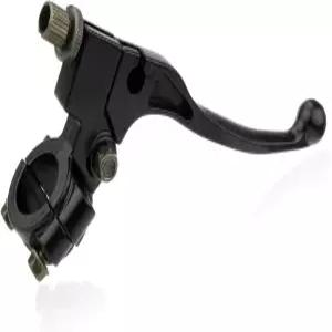 KBAEY 모터사이클 클러치 레버 7/8인치 22mm 좌측 핸들바 접이식 브레이크 퍼치 핸들 교체(블랙)