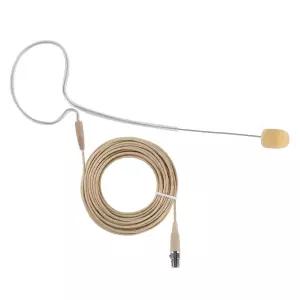 PYLE-PRO 온이어 오디오 콘덴서 마이크 - 4핀 미니 XLR 케이블 및 윈드스크린이 장착된 휴대용 전방위 유선