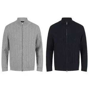 지오지아 2컬러 케이블 꽈배기패턴 집업 가디건 ADE4EC1806 984841 MDZ999 RSK956