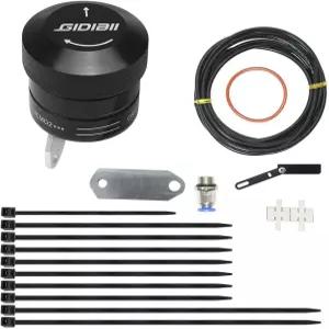 GIDII 유니버설 모터사이클 체인 오일러 윤활유 오토 핸드 컨트롤 오일 컵 부품(블랙)