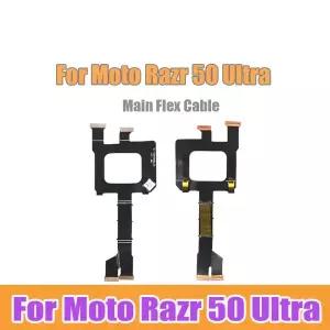 호환 MOTO Razr 50 Ultra Motorola XT2451 마더 보드 커넥터 LCD 디스플레이 화면 메인 보드 플렉스 케이블