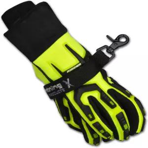 라이트닝 X 파이어맨의 디럭스 소방관 투표율 기어 글러브 스트랩 응급 구조대용