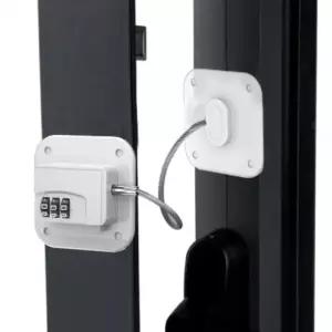 1초 부착 문열림방지 무타공 자물쇠 잠금 냉장고 서랍