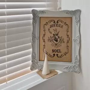 엔틱 빈티지 프레임 벽장식 린넨액자 그레이 걸이 데코 선물 집들이 꾸미기 소품 방꾸미기 카페 레트로