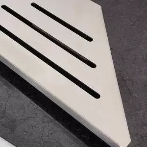 스텐레스 삼각 코너선반 무광 욕실선반