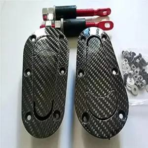 카본 파이버 레이싱 카 보닛 플러스 플러시 마운트 후드 래치 스틸 핀 잠금 키트