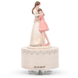 WJYIKEE 뮤직박스 엄마 선물, 딸 재미있는 조각 뮤지컬 피규어 어버이날, 추수감사절, 엄마와 딸을 위한 생일 선물