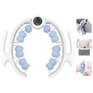 케슈웰 셀룰라이트 마사지 롤러, 림프 배액 근육 다리 마사지기용 제거기, 다리, 목, 등, 팔, 허벅지용 탈착식 롤러가 있는 수동 스틱.블루