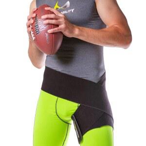 브레이저빌리티 엉덩이 지지대 사타구니 브레이스 - 좌골 파열, 햄스트링 당김을 브레이스(한 하반신 허벅지, 남녀용 고관절 위한 랩 , 사이즈) 압박