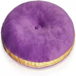 티베트 노래 그릇을 위한 UPED 그릇 쿠션 사운드 힐링을 수제 실크 브로케이드 원형 베개 및 크리스탈 소리