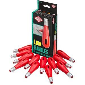 ESSDEE 교육 예술 71040012 LH12 리노 핸들, 빨간색, 12팩