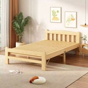 접이식 침대 원목 싱글침대 2인 공간활용 간이침대 엑스트라베드 철제 실내 두께 튜브