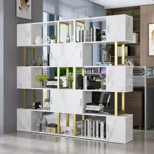 철제파티션 가벽 설치 사무실 책꽂이 수납 대리석