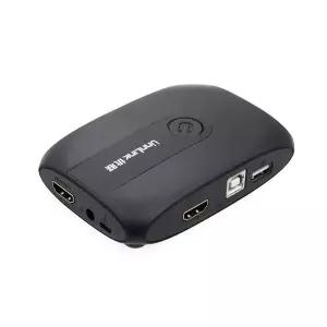 HDMI 584ZFP42 KVM 스위치 선택기 2대1 PC 2대연결 USB 4포트