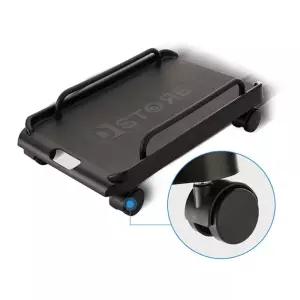 이동식 휠 가정용 사무실 컴퓨터 본체거치대받침대 선반 PC 바퀴달린