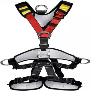 나무 등반 소방 구조 래펠링을 위한 핸드액트 클라이밍 안전벨트 대형 장비